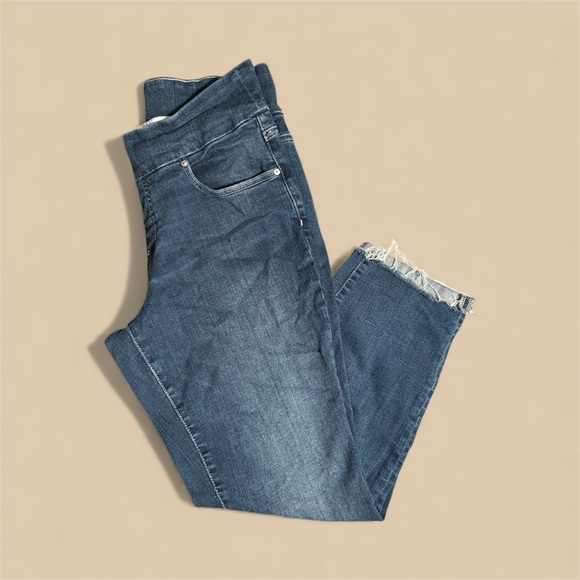 Jag Jeans Denim - JAG Jeans Womens's Classic Stretchy Blue Straight Jeans